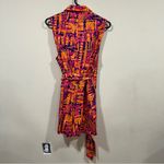 NWT D'IYANU Chichima African Print Blazer Romper (Orange Abstract Leaves) Large Photo 8