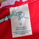 Kona Sol  Women's Red Layered Bikini Top - Size Medium - NWT Photo 1