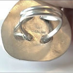 Navajo Sterling Silver Rainbow Quartz Ring Native American BBT Artist Signed Photo 3