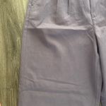 Madewell Purple Wide Leg PantsThe Harlow Linen Blend High rise Pleated Front 8 Photo 3