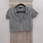 Pretty Little Thing Gray Crop Top Photo 2