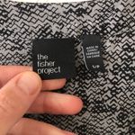 Eileen Fisher A Line Zip Up Silk Black & Gray Snake Print Dress - Size Small Photo 3