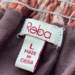 Reba  smocked-waist tiered maxi or midi skirt Size Large Photo 5