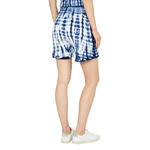 LA Made ™ Drawstring Midi Shorts in Tie-Dye - Blue/White - Size Medium - NWT Photo 1