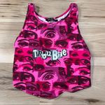 Urban Outfitters Trouble Pink Open Back Top Women’s Large Photo 1