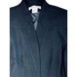 Harvé Benard Harve Benard Black Wool Blend Tailored One Button Blazer 14 Business Winter Photo 3