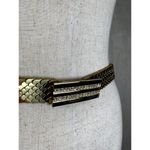 Cinch Vintage Statement Belt Womens Gold Rhinestone 90s  Waist Scales Glamour Photo 9