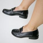 Cherokee Vintage Y2K Black Leather Loafers Photo 1