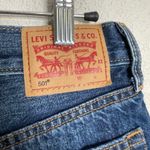 Levi's Levi’s 501 Cherry Embroidery Cut Off Jean Shorts 27 Button Fly Photo 4