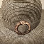 Target ❤️Oversized brown Floppy Sun Hat with tortoise shell buckle accent CLEARANCE Photo 1