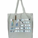 American Eagle ✨HP✨ Outfitter AEO Metallic Holographic Canvas Tote Bag✨ Photo 0