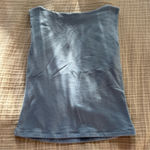 Pink Rose Blue Boat Neck Tank Photo 0