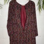 prAna  CeCe Medallion Print Fully Lined Long Sleeve Dress Size Medium Photo 8