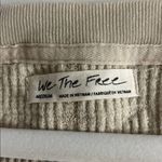 We The Free Free People  Owen‎ Thermal Oversized Top Vanilla Cream Women’s Sz Med Photo 6