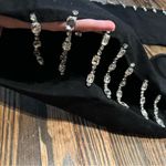 Akira  NWT Black rhinestone open side jeans Photo 2