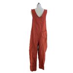 Sxth Degree Resonate Overalls Linen Brick Red Size L Photo 7