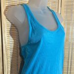 Bella Teal Blue Long Ribbed Racerback Tank Top 100% Cotton XXL Photo 4