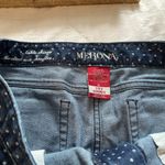 Merona  ankle skinny blue jeans with white polka dots Photo 5