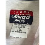 Vtg On The Brink Women’s Windbreaker Jacket XL Surfer‎ Retro 80s 90’s USA Flag White Photo 5