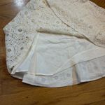 BB Dakota  Women’s 6 Off White Lace Fit and Flare Skater Mini Dress Romantic Cute Photo 4