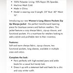 Mystree Zip Up Sherpa Jacket Photo 3