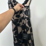 Lulus COPY - NEW Alluring Dream Black Floral Mesh Lace Trumpet Midi Dress Photo 6