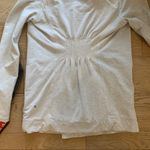 Lululemon  Coast Wrap Sweatshirt 8 Oatmeal Heather Photo 2