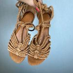 Joie  Women's Braided Tan Lace Up Gladiator Sandals Size 35 Photo 2
