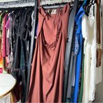 BHLDN  Gavin Brown Open-Back Tie Slip Dress in Cocoa Plum Photo 8