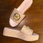 Michael Kors Sadler Monogram Platform Sandals Photo 1