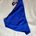 Wild Fable Women's Blue Swim Bottom front waist low rise high leg cheeky NWT 2X Photo 3