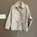Free People NWT‎  Clyde Shirt Jacket Mineral Large Photo 2