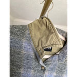 Lee Vintage  Riveted Plaid Button-Up Shirt Gray Blue Buttery Soft Cotton Granola Photo 4