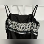Vintage 70’s Shanghai Embroidered Silk Camisole Top – Size 40 (Approx M) Black Size M Photo 4