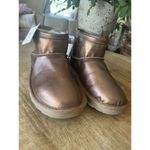 Arizona NWT  Spring Metallic Bronze Ankle Boot Bootie Women SZ 6 Memory Foam Photo 1