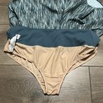 Spanx The Get Moving High Rise Exercise Shorts 4" Blue Brushstroke Size XL Photo 4