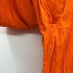 Eudon Choi Belted Wide Leg Pants Bright Orange Linen‎ Blend High Rise Women’s 2 Photo 4