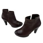 Paul Green * Alexa Boots Womens Size 5 Ankle Heeled Brown Leather Quiet Luxury Photo 7