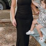 SKIMS  Navy Lounge Sleeveless Maxi Dress L Photo 4