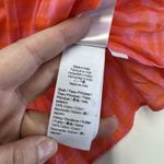 J.Crew Shirt Womens XS Pink Orange Gingham Wrap Ruffle Tie Waist Peplum AW940 Photo 6