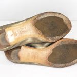 AGL Attilio Giusti Leombruni Pleated Pump Metallic Gold Size 5.5 Photo 6