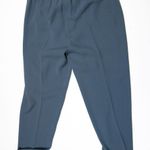 J.Crew Reese Women's Crepe Chiffon Mid Rise Ankle Crop Casual Gray Pants 8 Photo 2