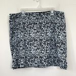 Tranquility By Colorado Clothing Printed Athletic Skirt Short ~ Size Large Blue Photo 0