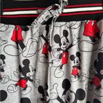 Disney Mickey Mouse Jogger Pajama Pants Size Small Black and Red Photo 3