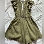 American Eagle  Olive Green Romper small nwt Photo 0