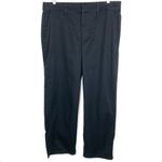 Dickies  Womens Relaxed Fit Wide Leg Pants Black Cotton Poly Stretch Size 32 Photo 1