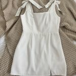 Lulus Your Sweetie White Tie-Strap Mini Dress Photo 3