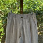 Lands' End  Women's 100% Linen High Rise Wide Leg Pants Size 8 Photo 2