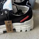 Palladium  Revolt LO TX Black/Marshmallow Women's Sz 7 Platform Sneakers ♣️ Photo 2