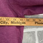 Eddie Bauer Sweatshirt Women Large Purple Active Performance Workout Quarter Zip Photo 4